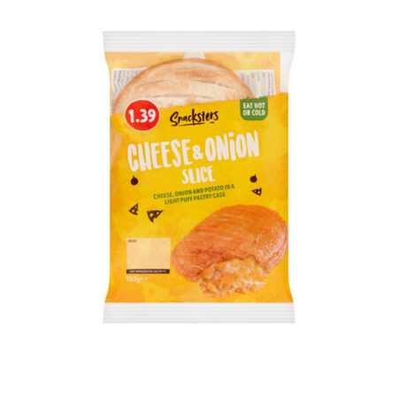 Cheese/Onion Slice Snacksters 150 g. Ready to Eat