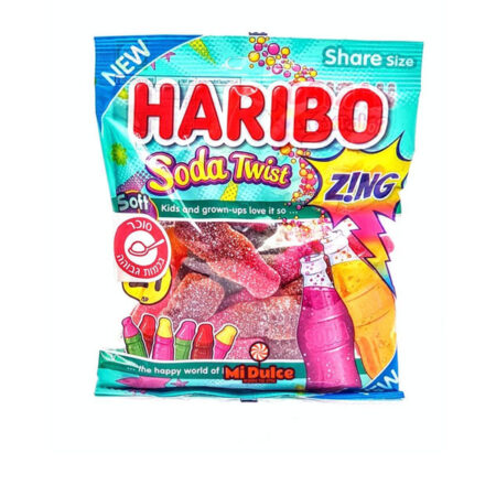 Gummy Sweets Soda Twist Haribo 140 g.