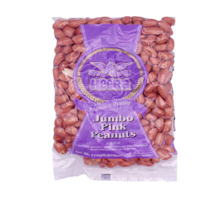 Jumbo Pink Peanuts Bag Heera 375 g.