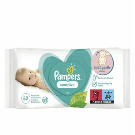 Sensitive Baby Wipes Pampers 52 pcs.