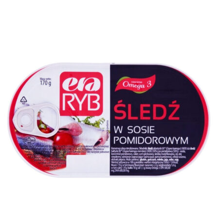Herring In Tomato Sauce Era Ryb 170 g.