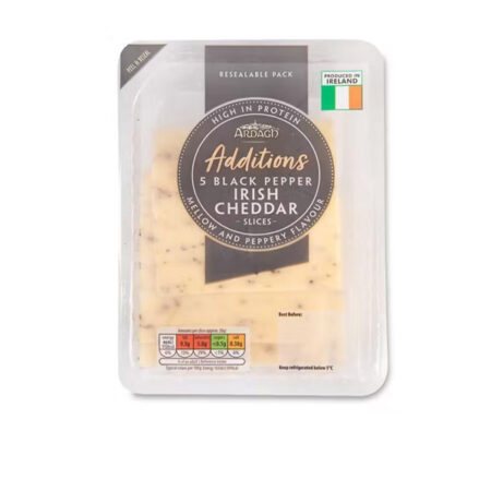 Irish Black Pepper Cheddar Cheese Rathdaragh 140 g.
