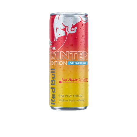 Red Bull Fuji Apple/Ginger 250 ml./Sugar Free “Including 0.15c Return Deposits”