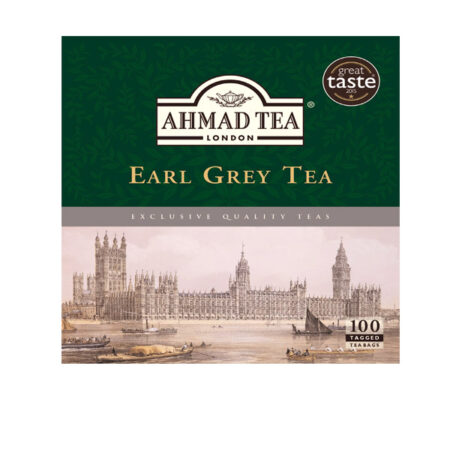 Tea Earl Grey Ahmad Tea 100 bags.