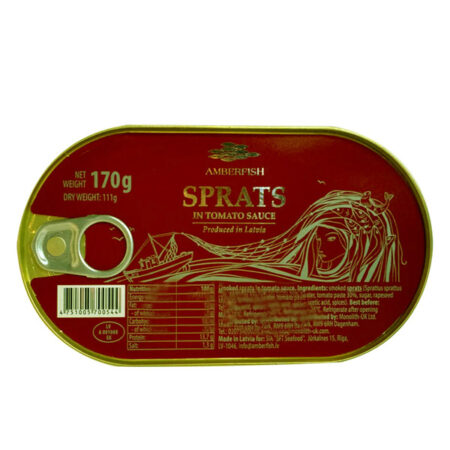 Sprats In Tomato Sauce Amberfish 170 g.