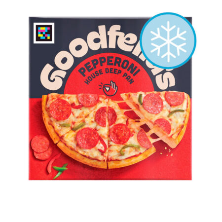 Pizza Pepperoni Spicy/Smokey Deep Pan Goodfellas 365 g. /Frozen