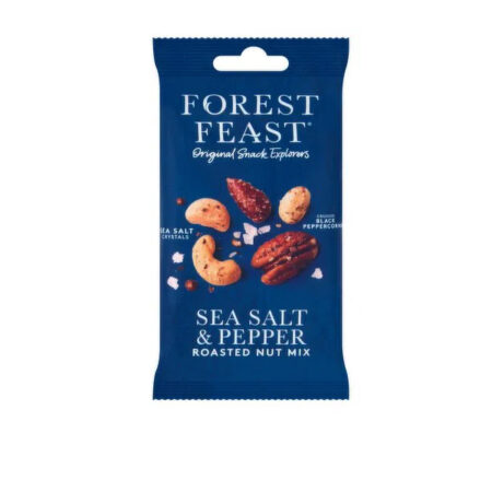 Slow Roasted Sea Salt/Pepper Nut Mix Forest Feast 40 g.