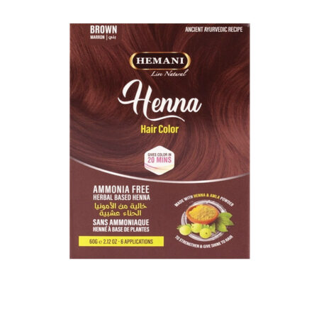 Hair Black Noir Color Henna Hemani 20 Mins/Ammonia Free