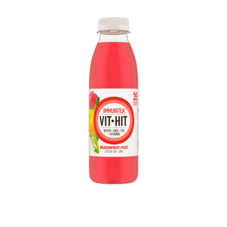 Drink Juice Dragonfruit/Yuzu Immunitea Vit-Hit 500 ml. “Including 0.15 c Return Deposits”