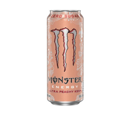 Energy Juice Drink Ultra Peachy Keen Monster 500 ml./Sugar Free“Including 0.15 c Return Deposits”