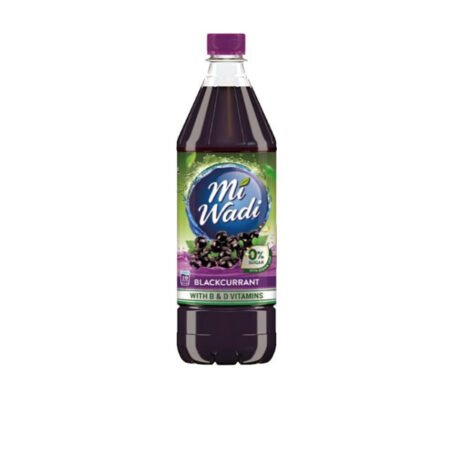 Mi Wadi Blackcurrant 1 l./Sugar Free “Including 0.25 c Return Deposits”
