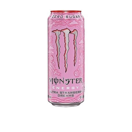 Energy Juice Drink Ultra Strawberry Dreams Monster 500 ml./Sugar Free“Including 0.15 c Return Deposits”