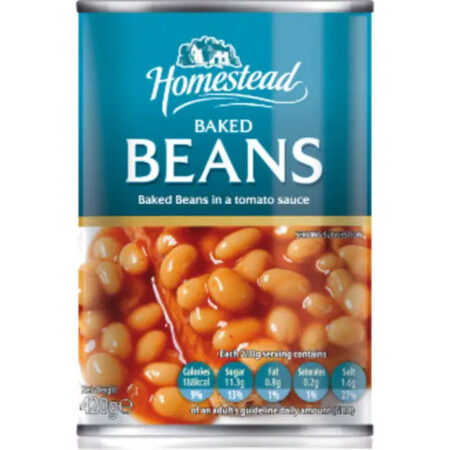 Baked Beans Homestead 420 g.