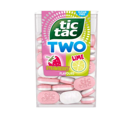 Large Tic Tac Two Strawberry/Lime 38 g. /Sugar Free