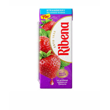 Juice Strawberry Flavour Real Fruit Ribena 250 g.