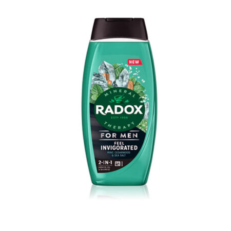 Shower Gel/Shompoo Cedarwood For Men Feel Invigorated Radox 450 ml.