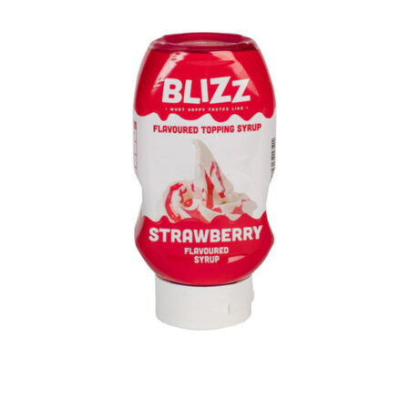 Topping Syrup Strawberry Flavoured Blizz 570 g.