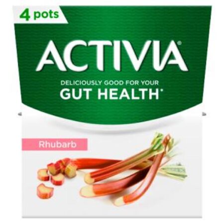 Yoghurt Multipack Activia Rhubarb 4x115 g.