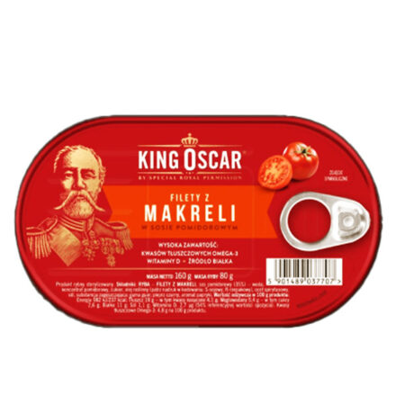 Makrel In Tomato Sauce King Oscar 160 g.