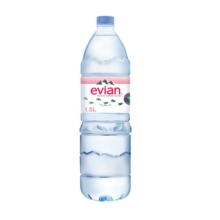Natural Mineral Water Evian 1.5 l. "Including 0.25c Return Deposits"
