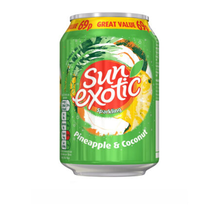 Sparkling Drink Pineapple/Coconut Sun Exotic 330 ml.