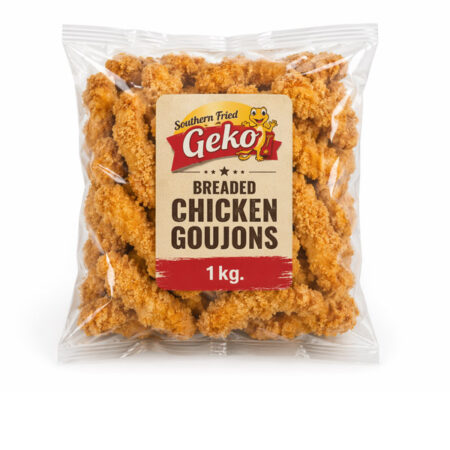 Breaded Chicken Goujons Geko 1 kg.