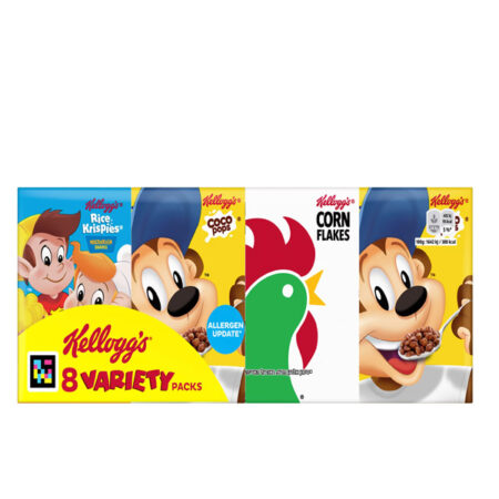 Cereal Variety Pack 8 Boxes Kellogg's 196 g.
