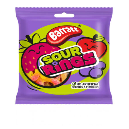 Gummies Sour Rings Barrat 140 g.