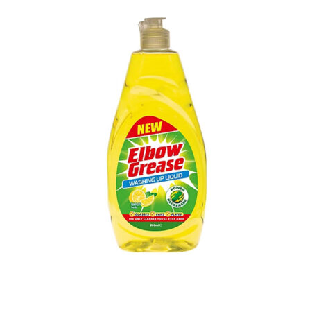 Washing Up Liquid Fresh Lemon Elbow Grease 600 ml.
