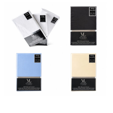 Fitted Sheet King Mix Colour Victoria London 150x200 25 cm.