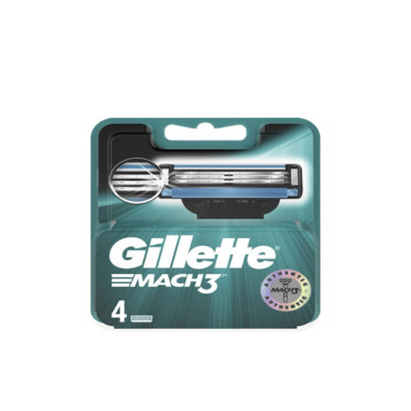 Head Razor Mach 3 Gillette 3 Blades/4 pcs.