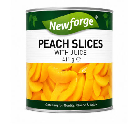Peach Slices With Juice Newforge 411 g.