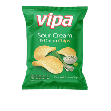 Potato Chips Sour/Cream Onion Vipa 80 g.