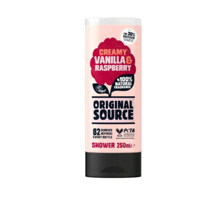 Shover Gel Creamy Vanilla/Raspberry Original Source 250 g.