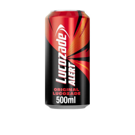 Sparkling Energy Drink Original Lucozade Alert 500 ml. “Including 0.15 c Return Deposits”