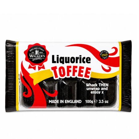 Toffee Liquorice Walker's 100 g.