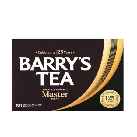 Tea Skilfully Crafted Master Bleand Barry's 80 Tea Bags.